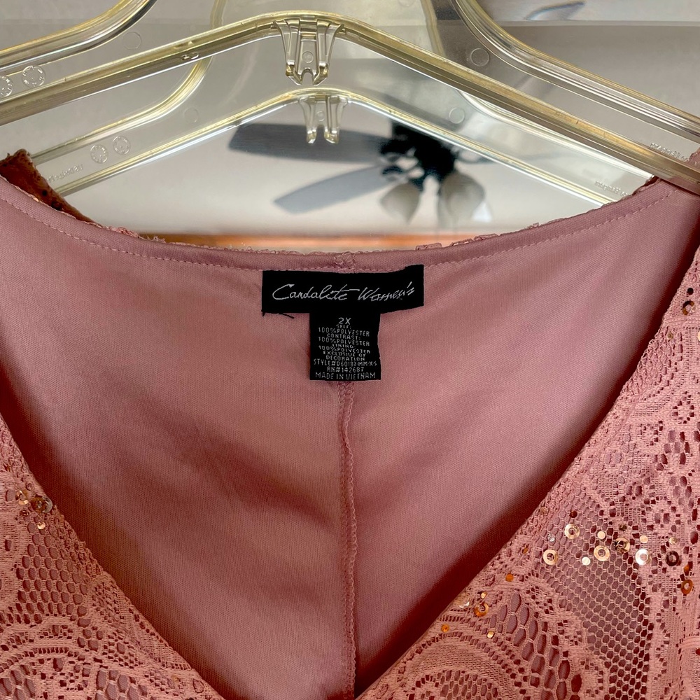 Dusty Rose Midi Dress